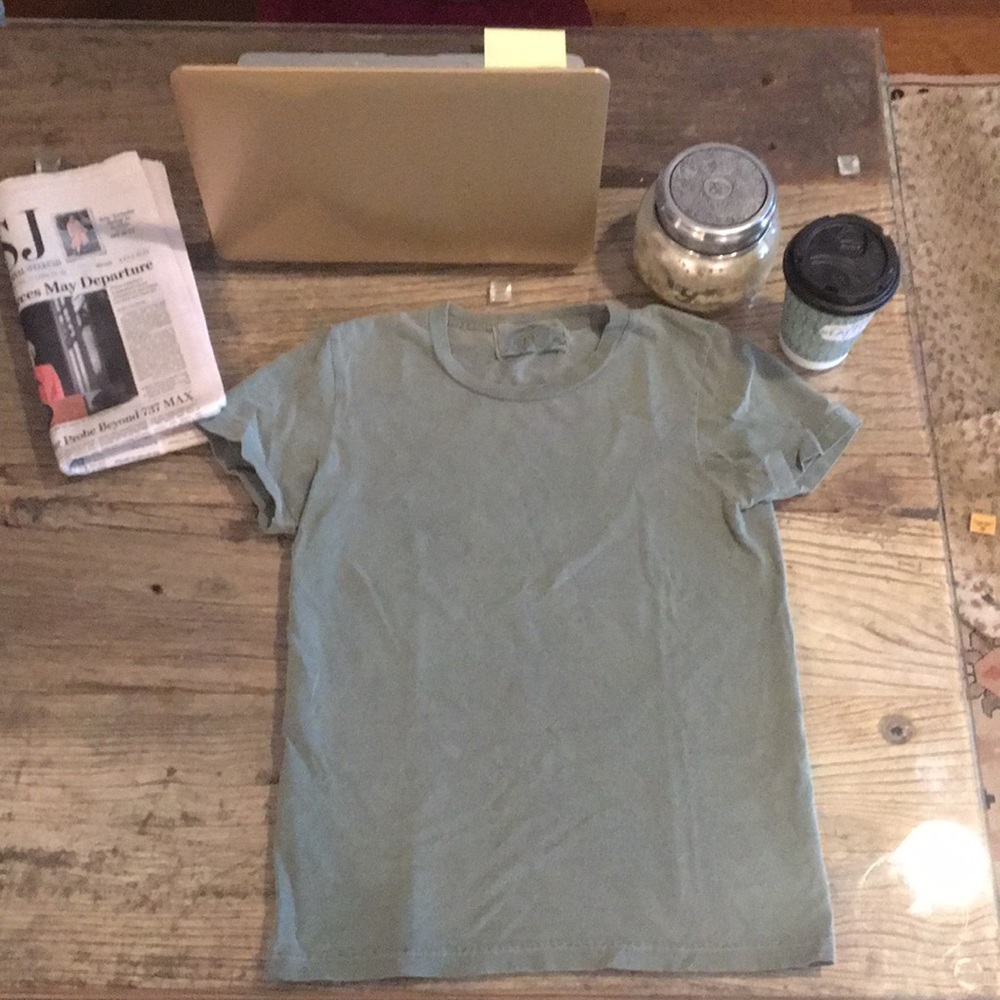 Planet Blue t-shirt vintage dyed